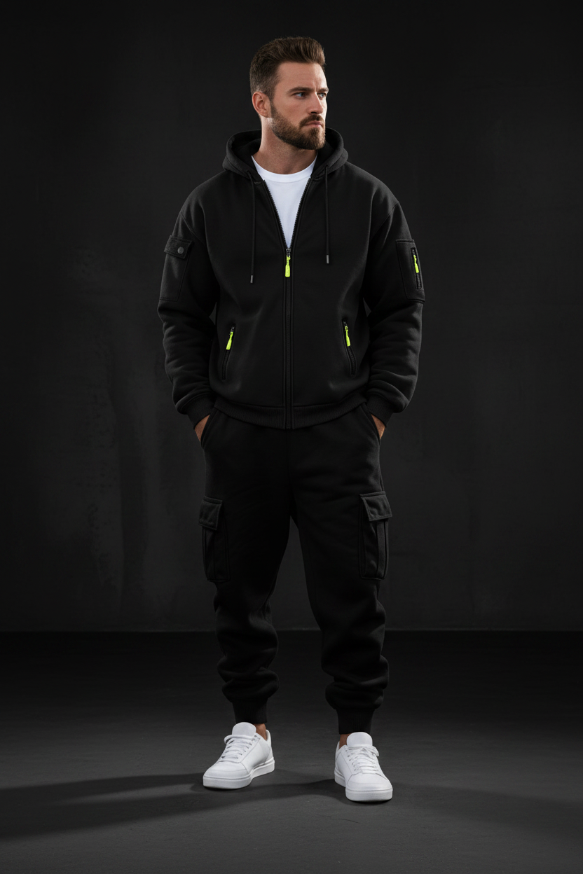 Mens Casual Sportswear Set — Dark Studio