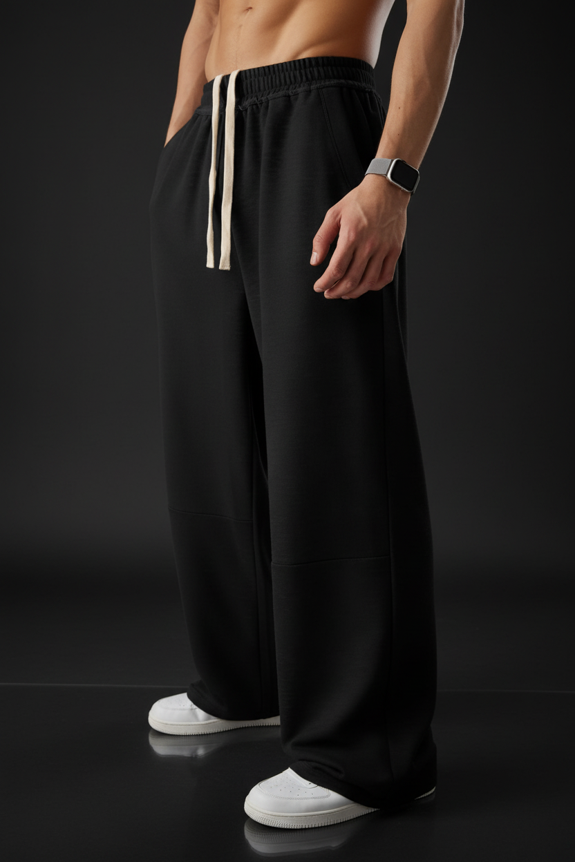 Summer Mens Straight-leg Pants — Dark Studio